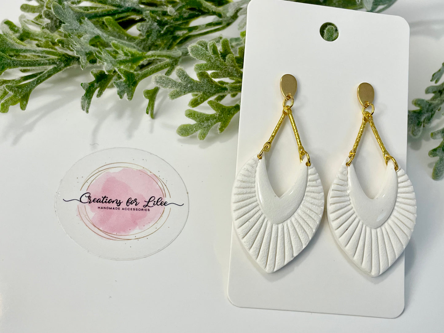 Clay Earrings - Neutral Collection