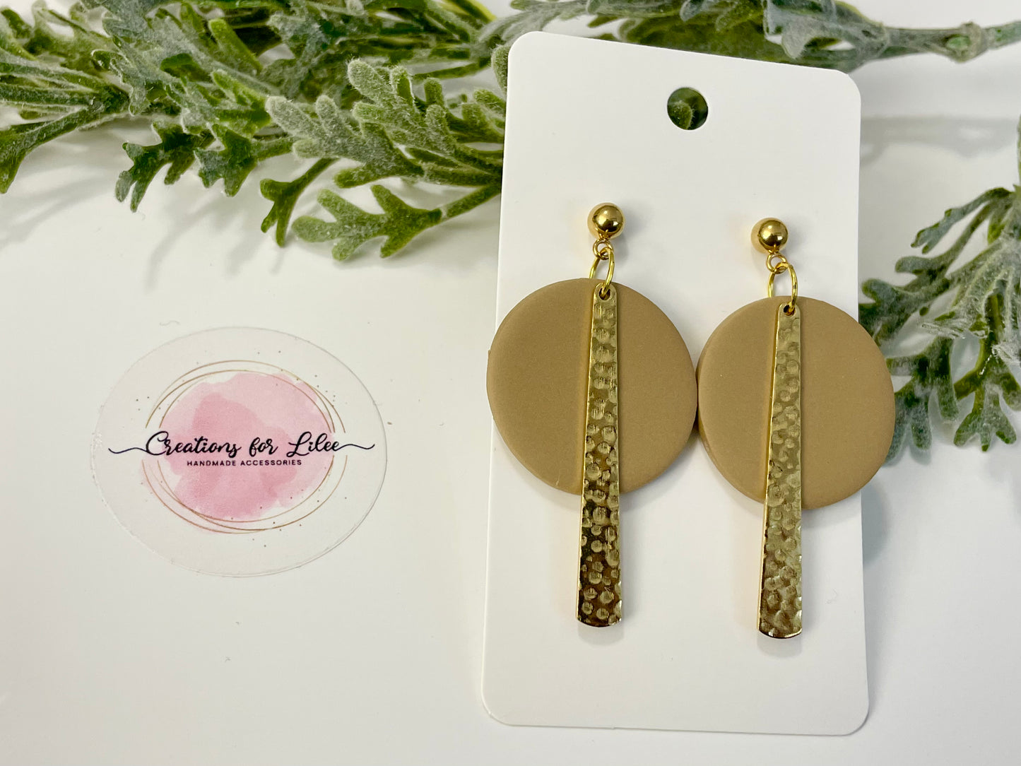 Clay Earrings - Neutral Collection