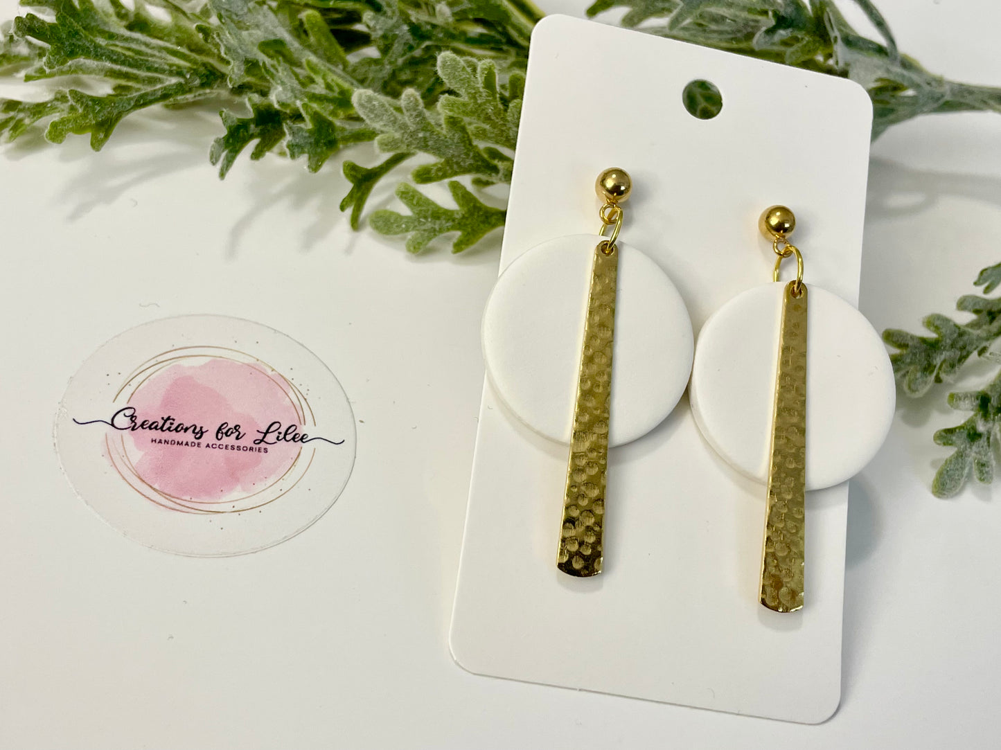 Clay Earrings - Neutral Collection