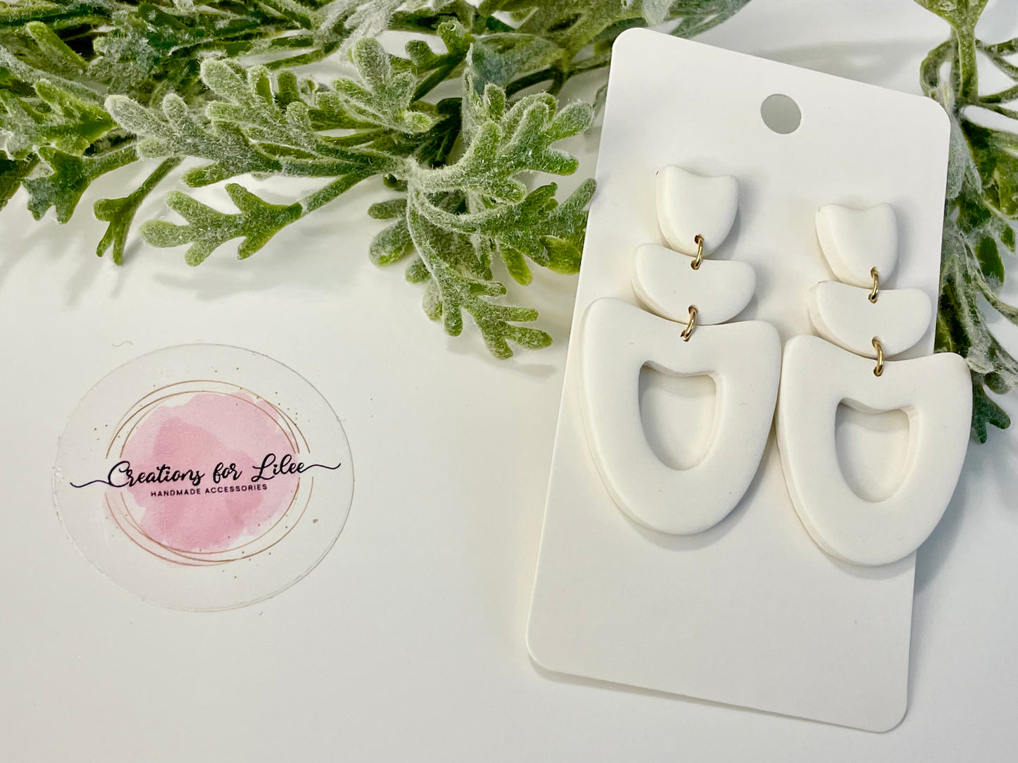 Clay Earrings - Neutral Collection