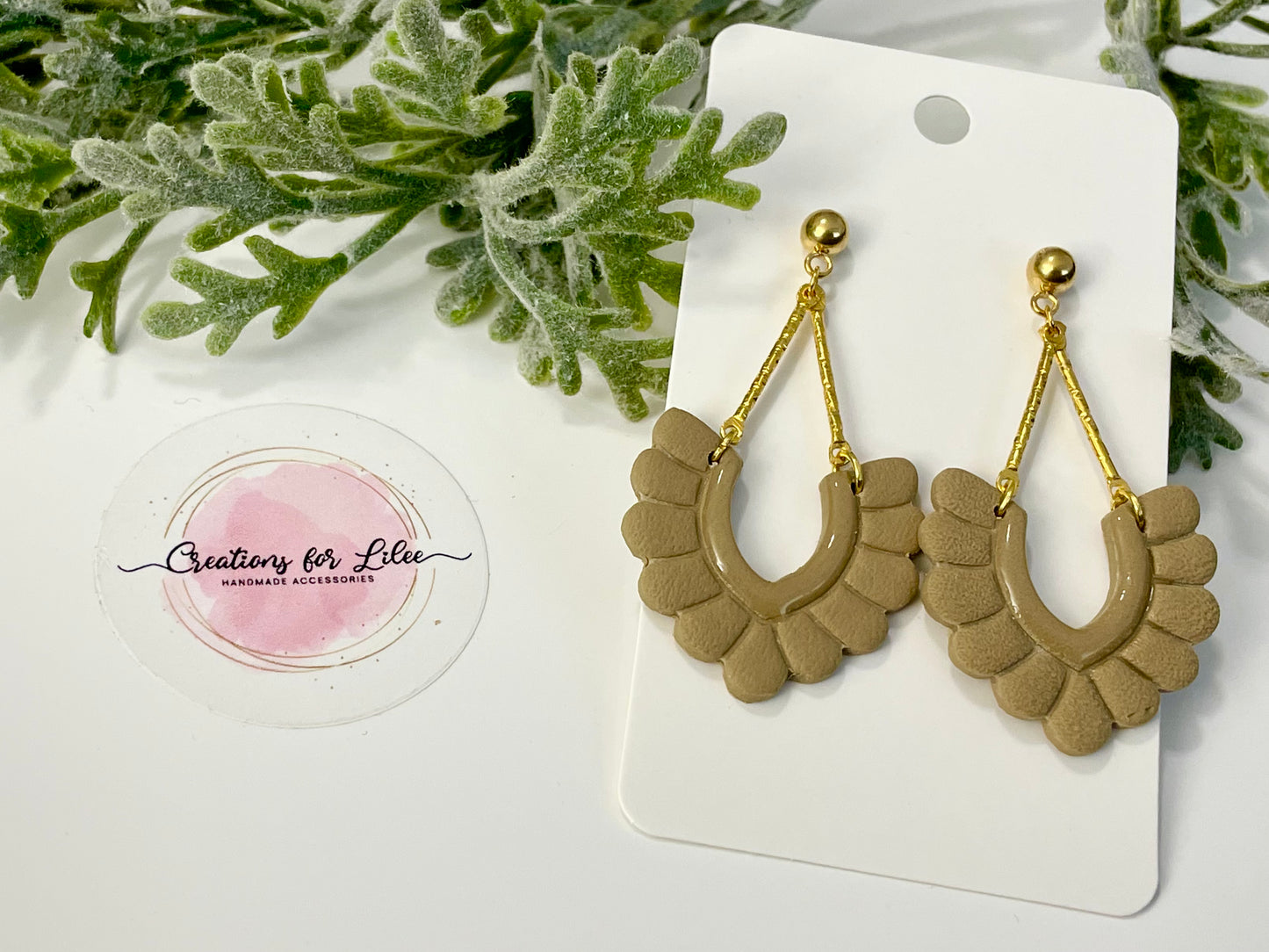 Clay Earrings - Neutral Collection