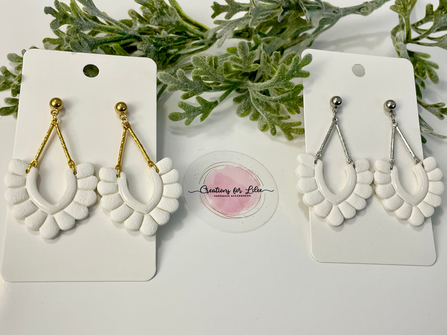 Clay Earrings - Neutral Collection