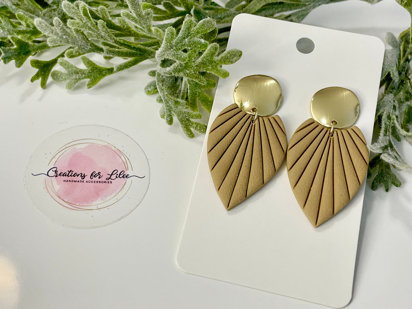 Clay Earrings - Neutral Collection