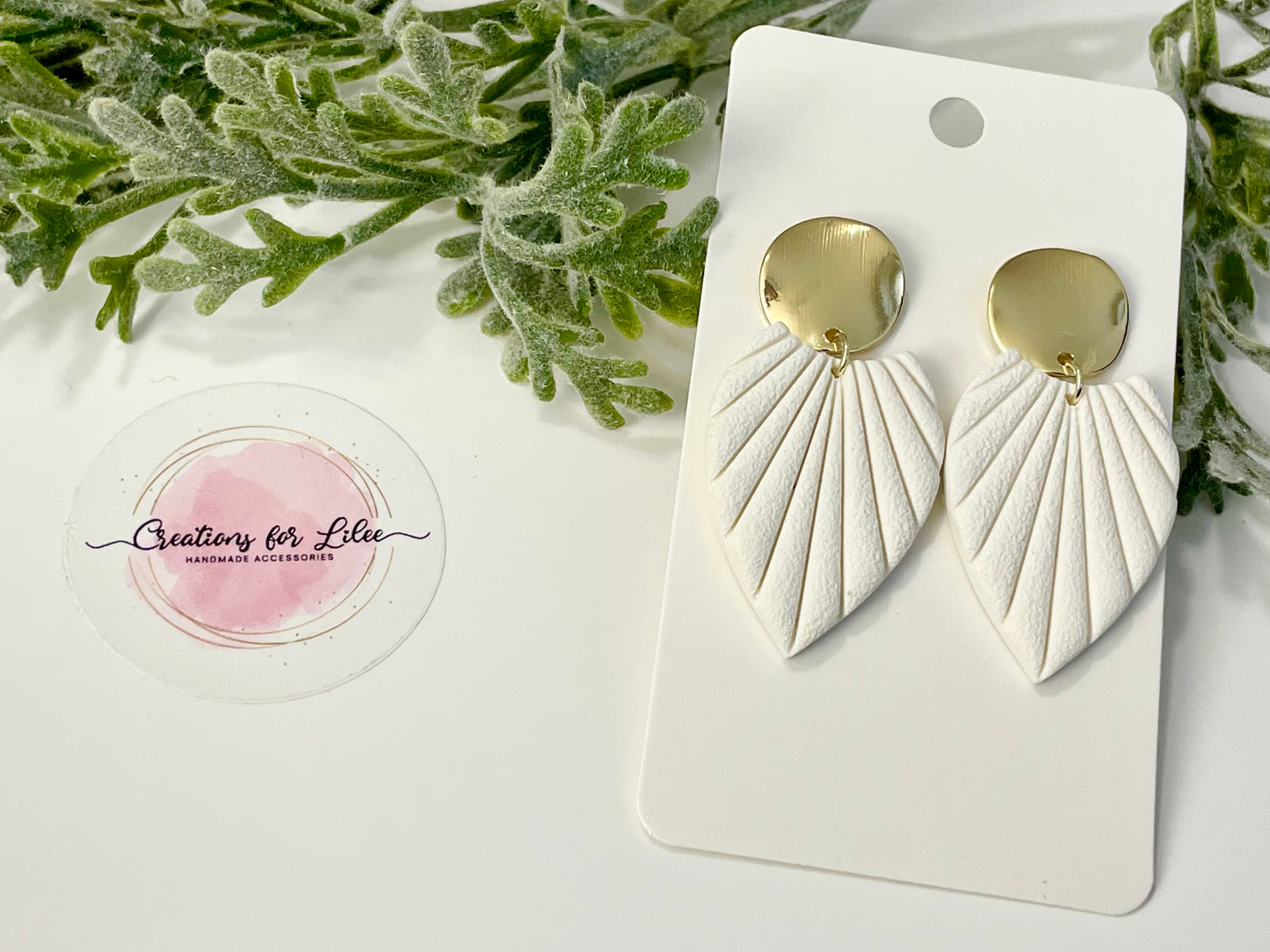 Clay Earrings - Neutral Collection