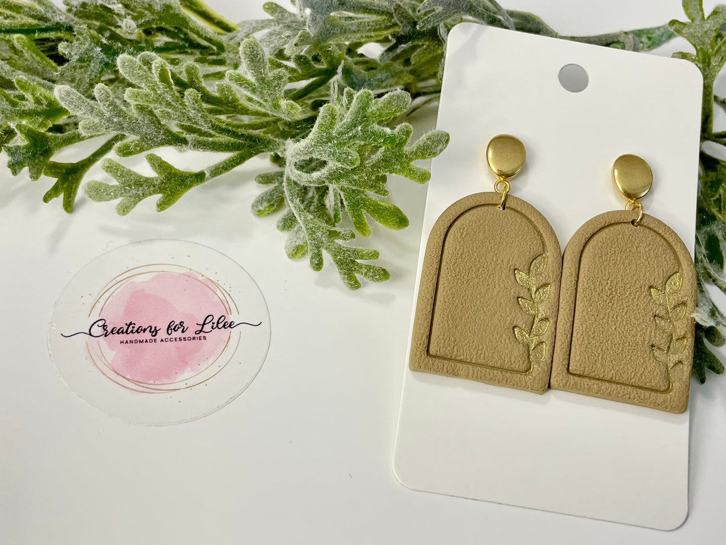 Clay Earrings - Neutral Collection
