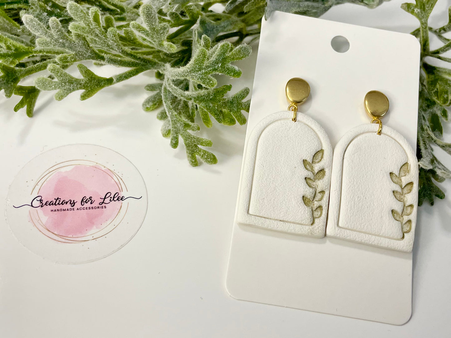 Clay Earrings - Neutral Collection