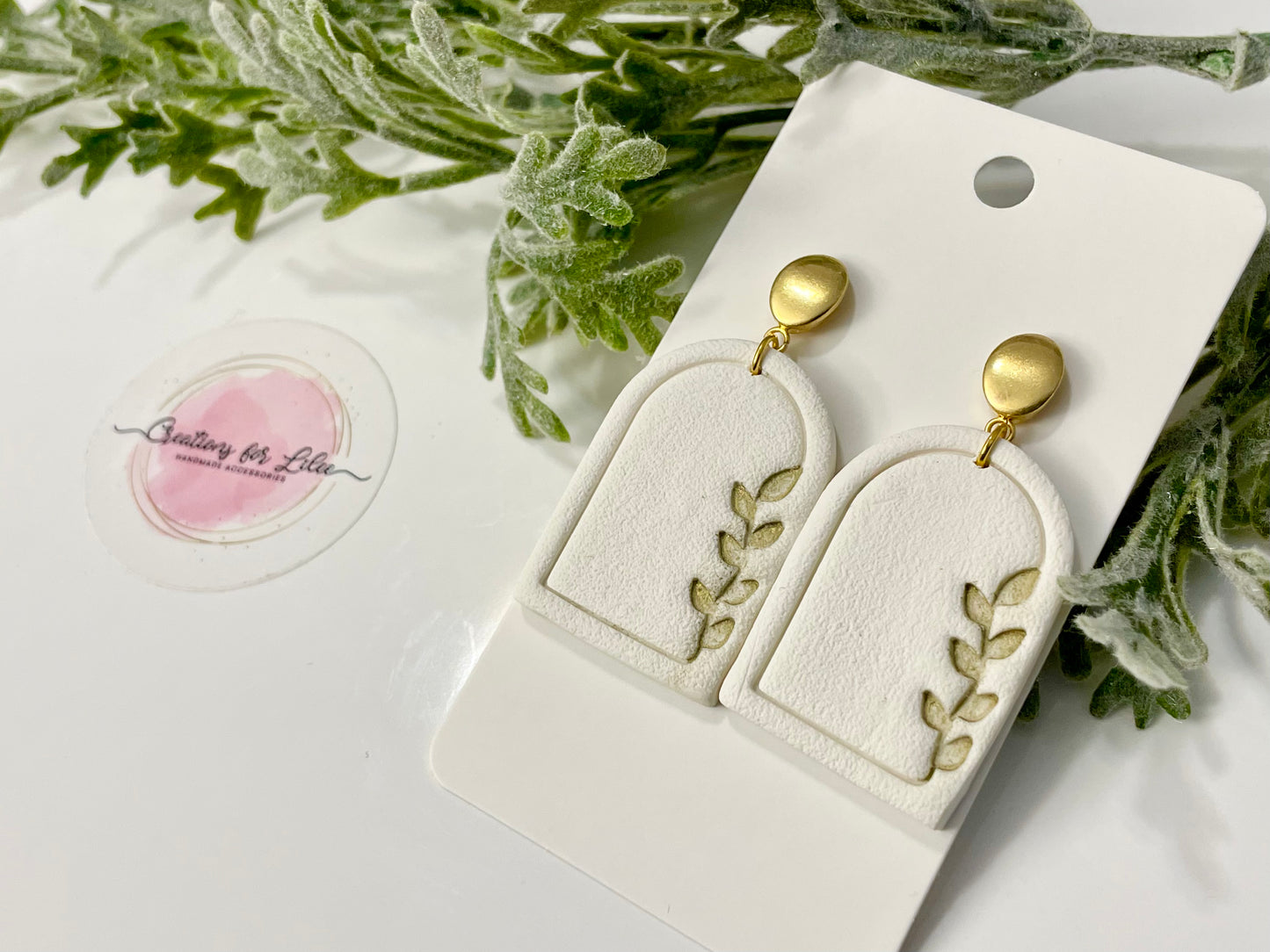 Clay Earrings - Neutral Collection