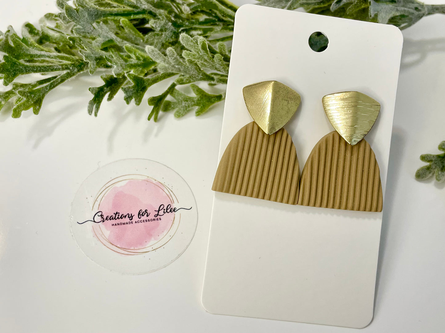 Clay Earrings - Neutral Collection