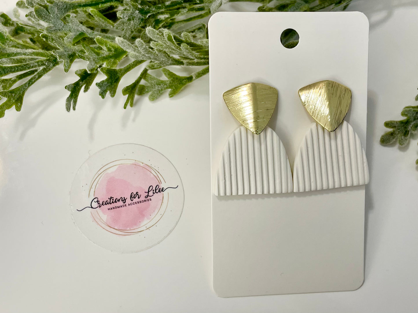 Clay Earrings - Neutral Collection