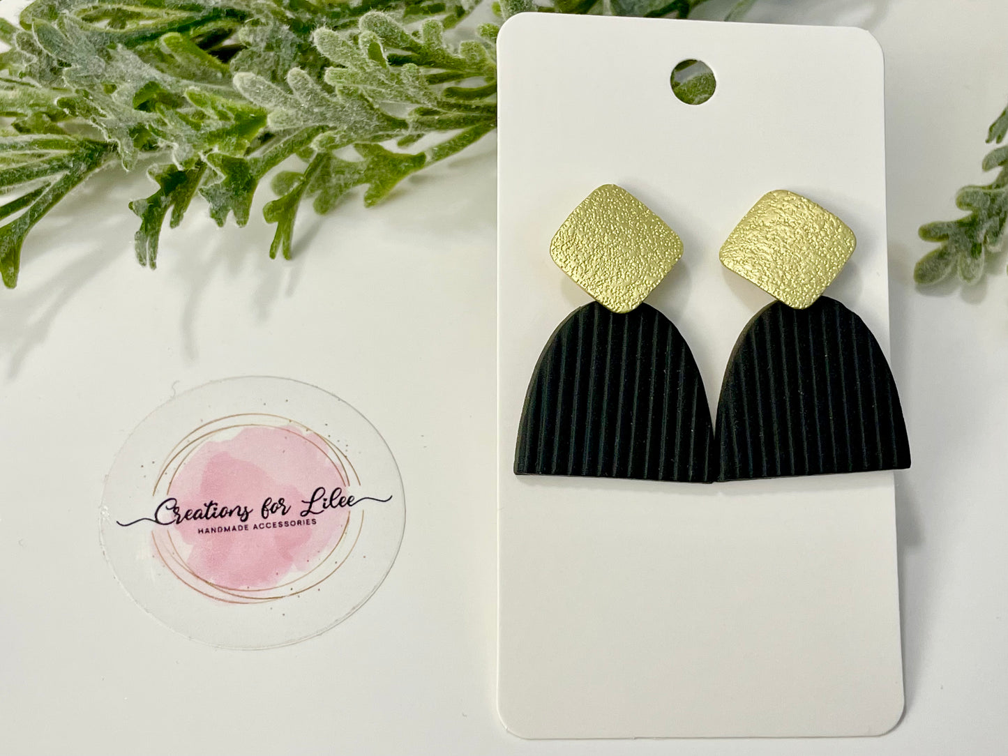Clay Earrings - Neutral Collection