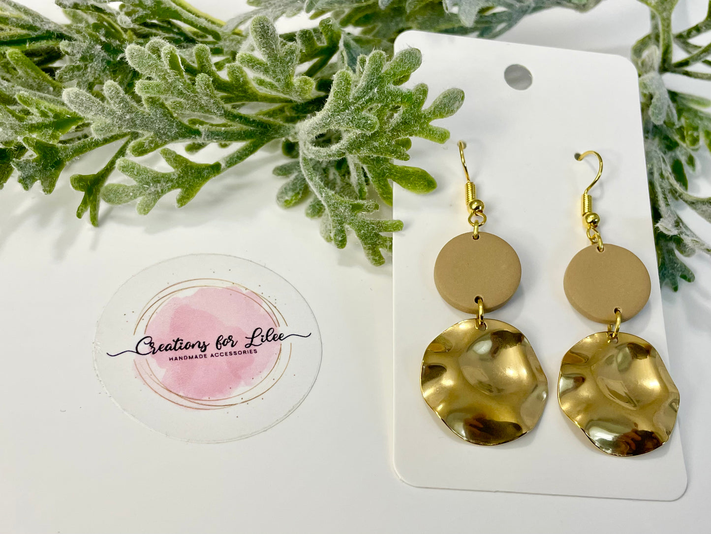 Clay Earrings - Neutral Collection