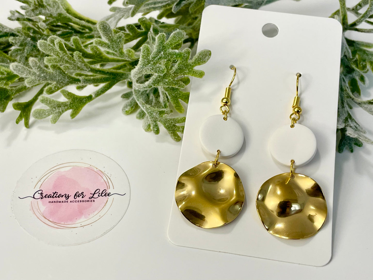 Clay Earrings - Neutral Collection