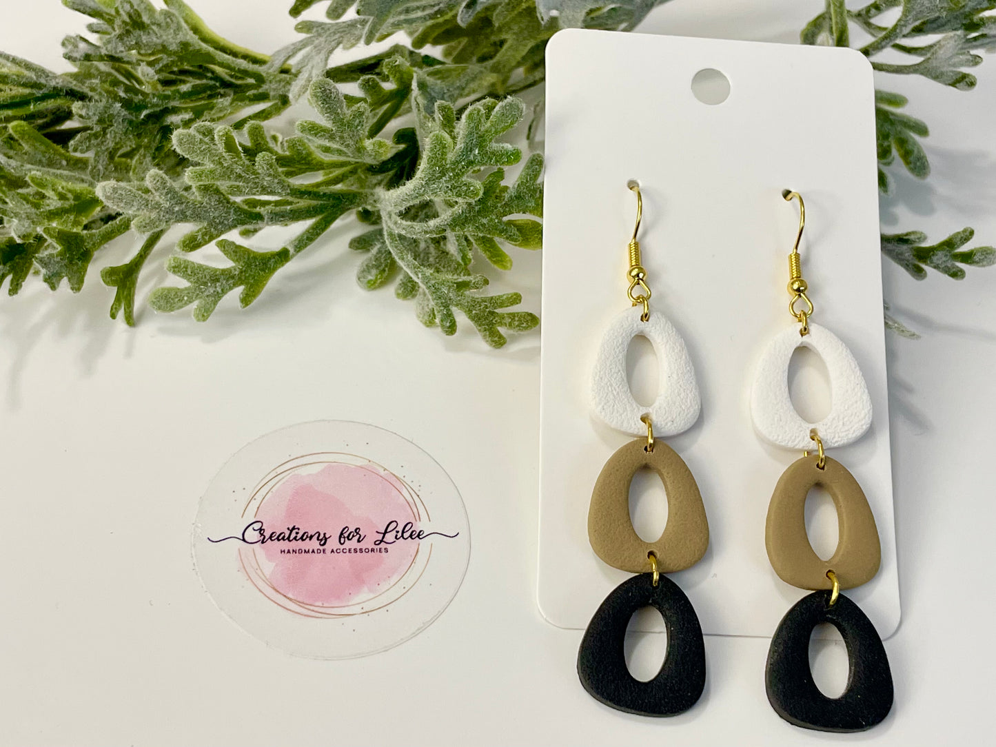 Clay Earrings - Neutral Collection