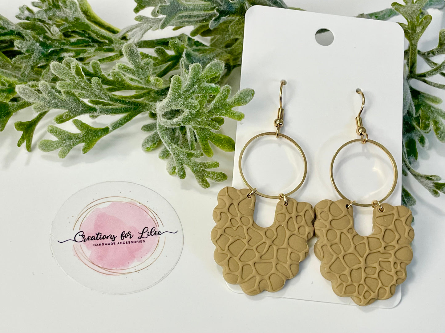 Clay Earrings - Neutral Collection