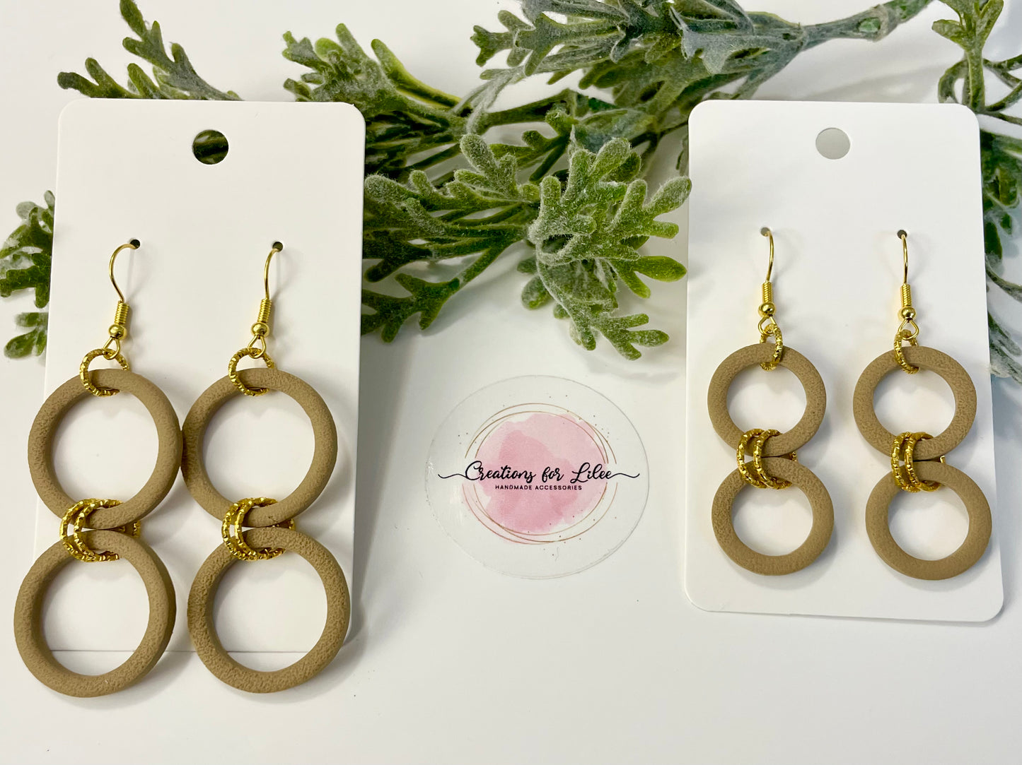 Clay Earrings - Neutral Collection