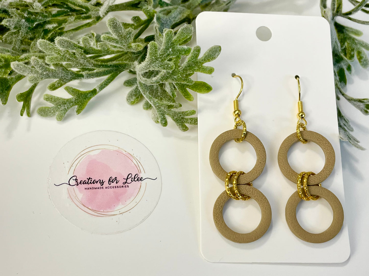 Clay Earrings - Neutral Collection