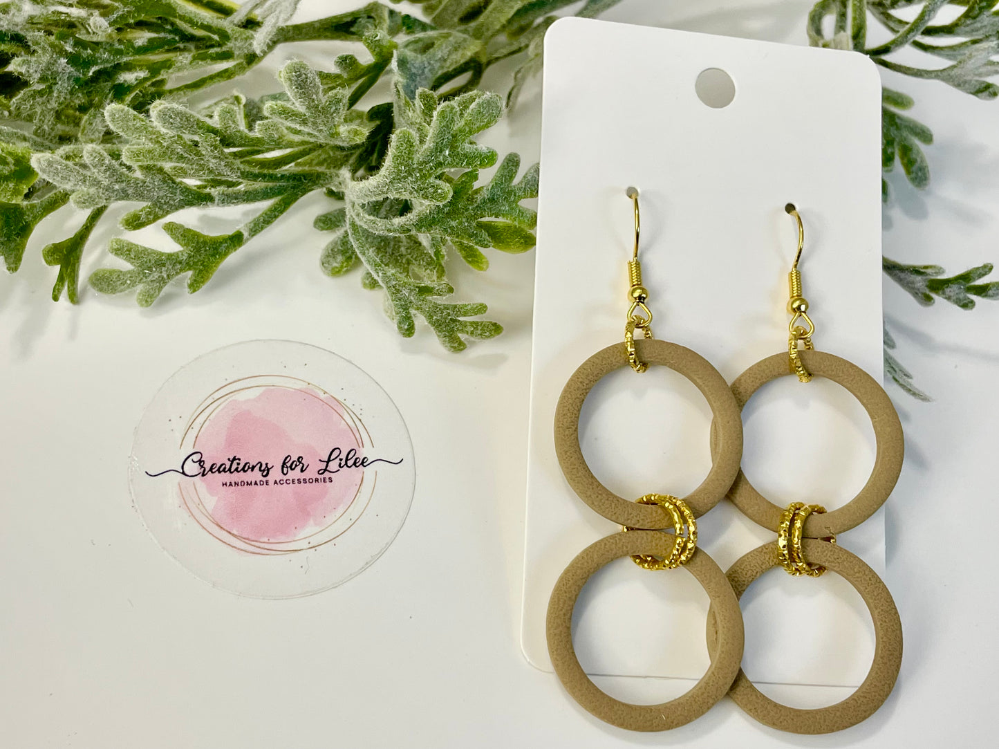 Clay Earrings - Neutral Collection