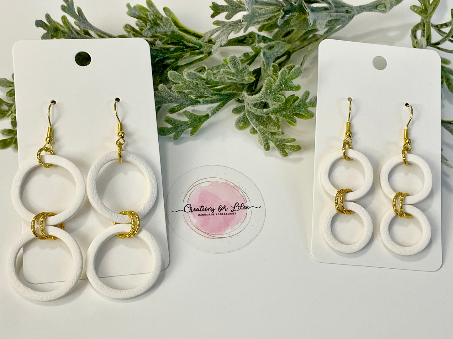 Clay Earrings - Neutral Collection