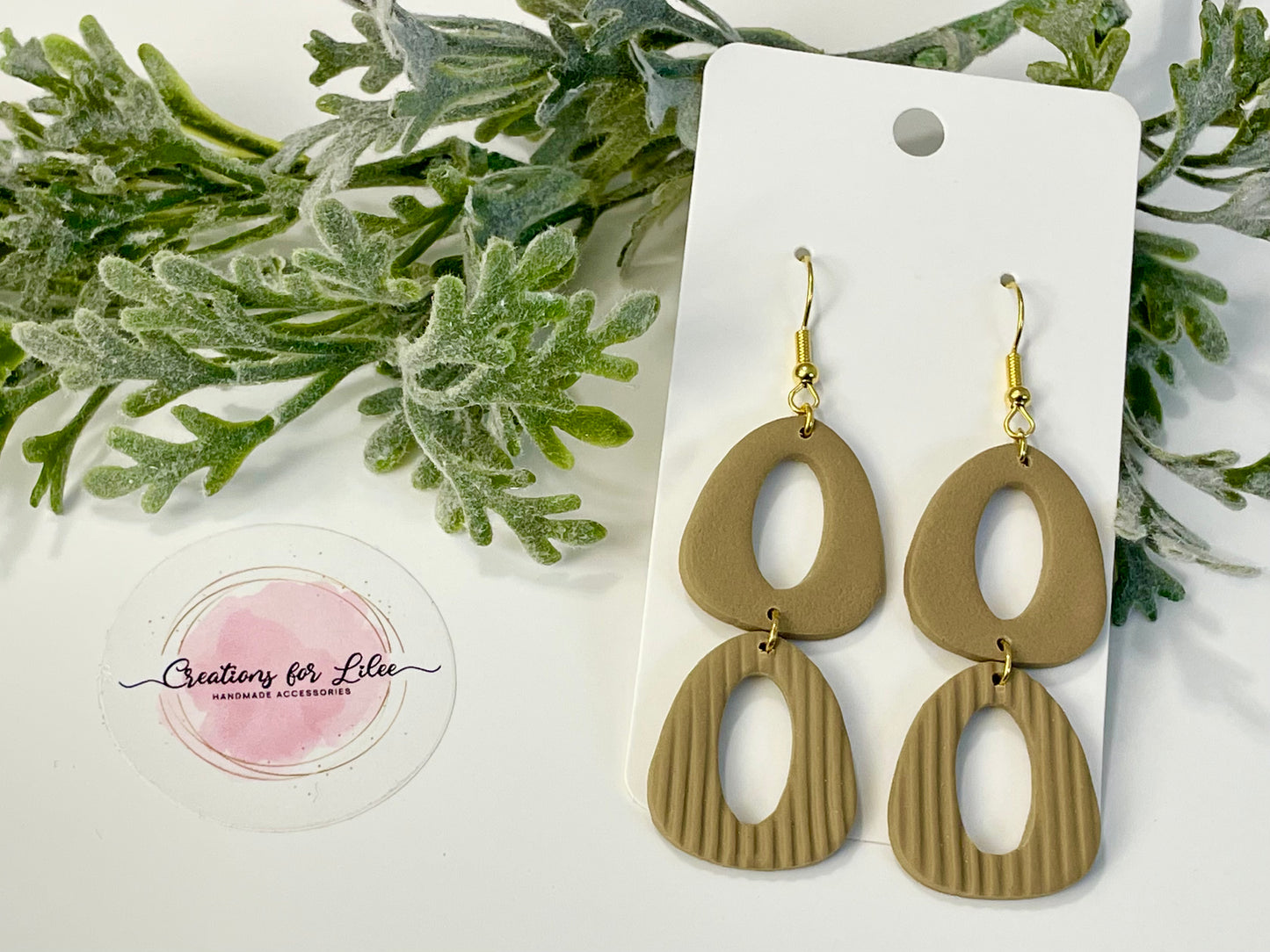 Clay Earrings - Neutral Collection