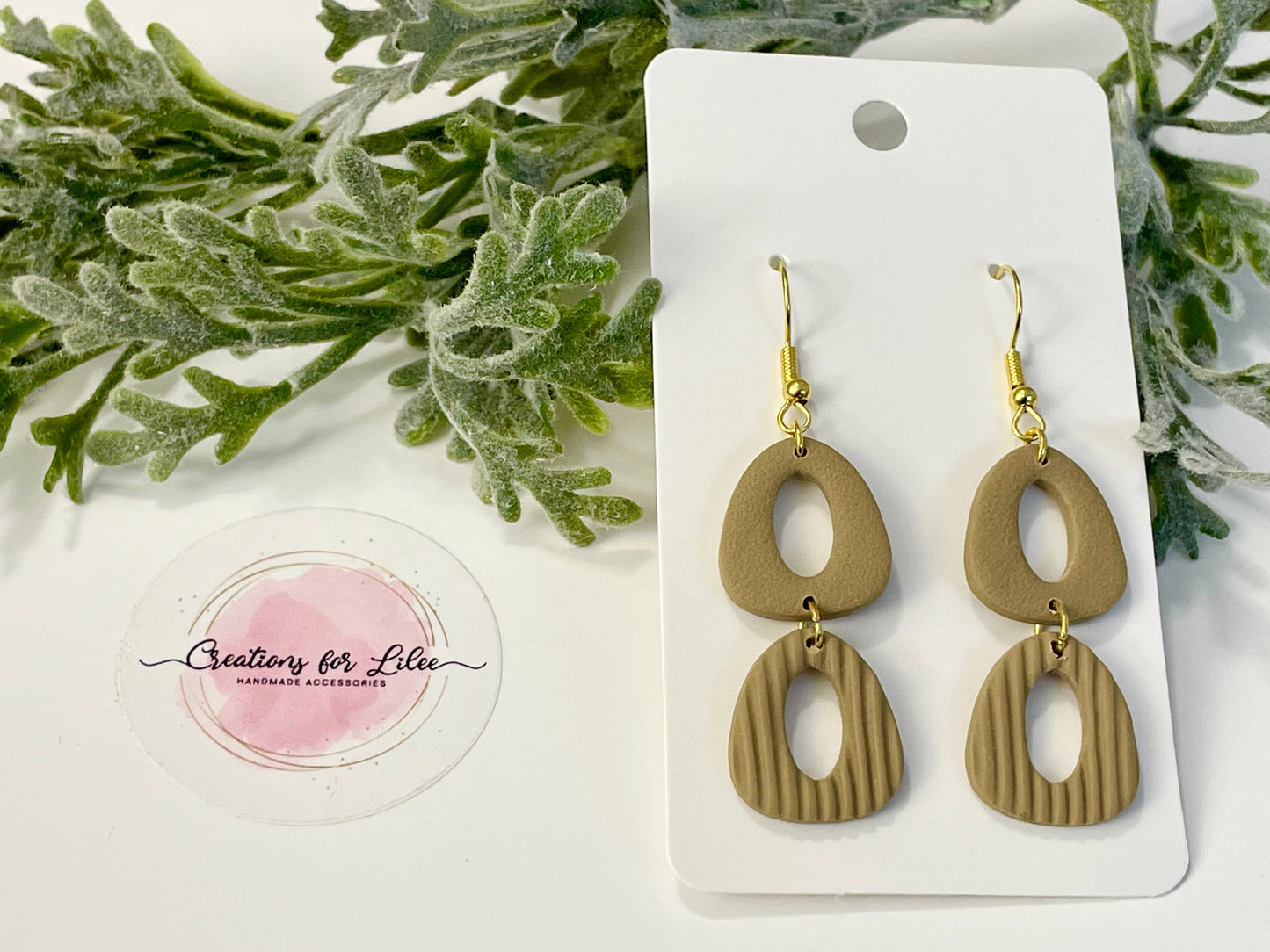 Clay Earrings - Neutral Collection