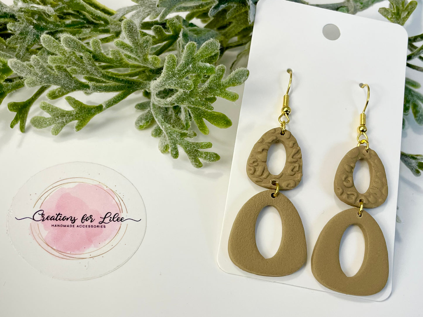 Clay Earrings - Neutral Collection