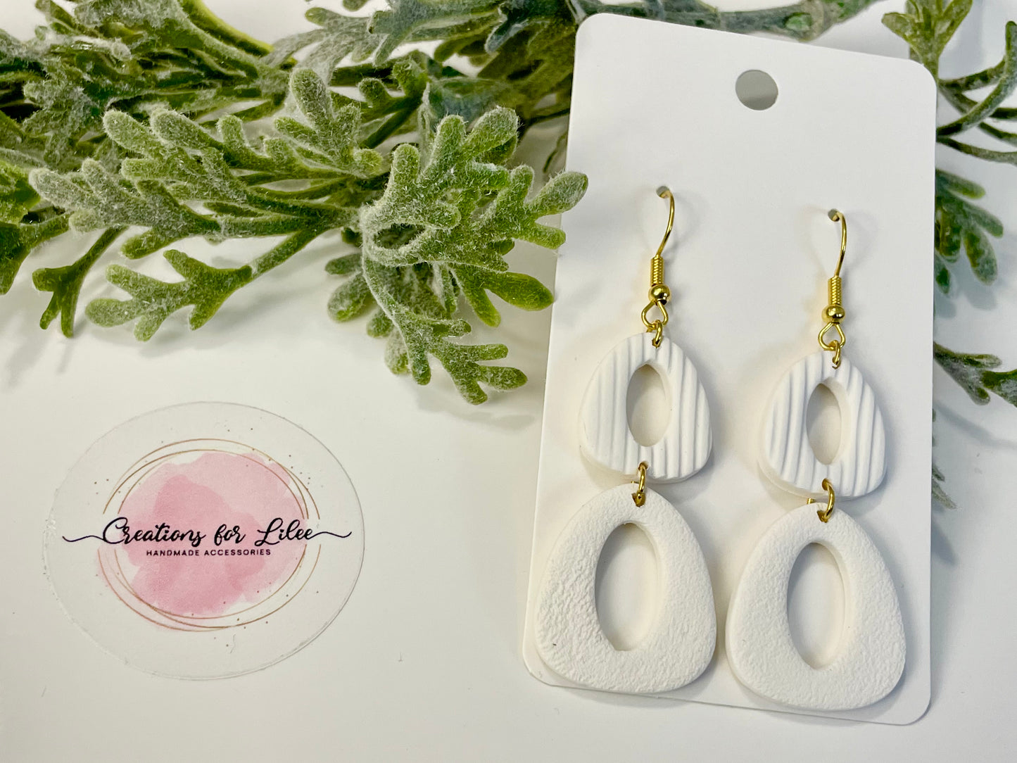 Clay Earrings - Neutral Collection