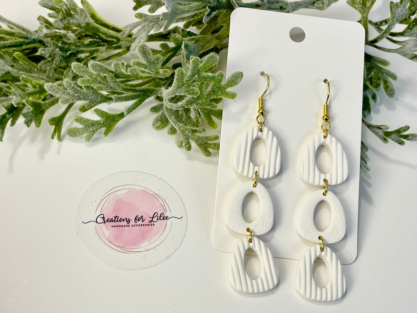 Clay Earrings - Neutral Collection