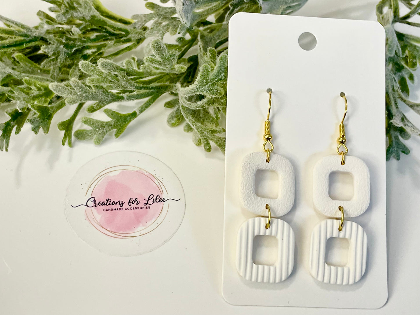 Clay Earrings - Neutral Collection