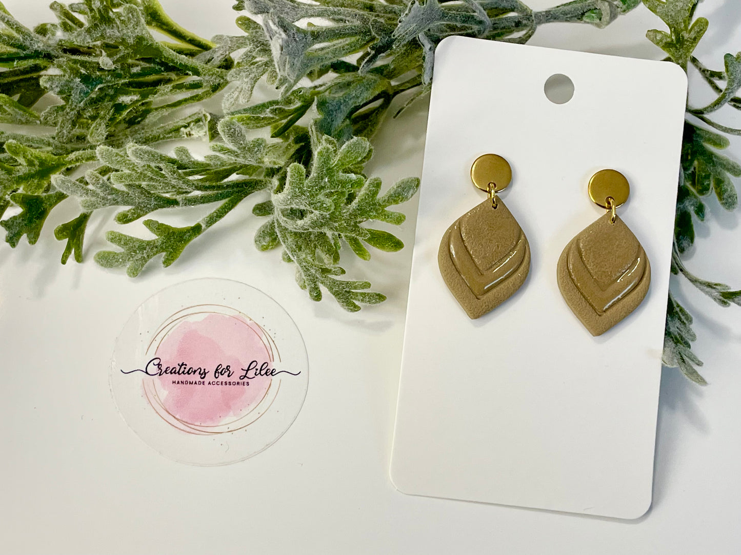 Clay Earrings - Neutral Collection