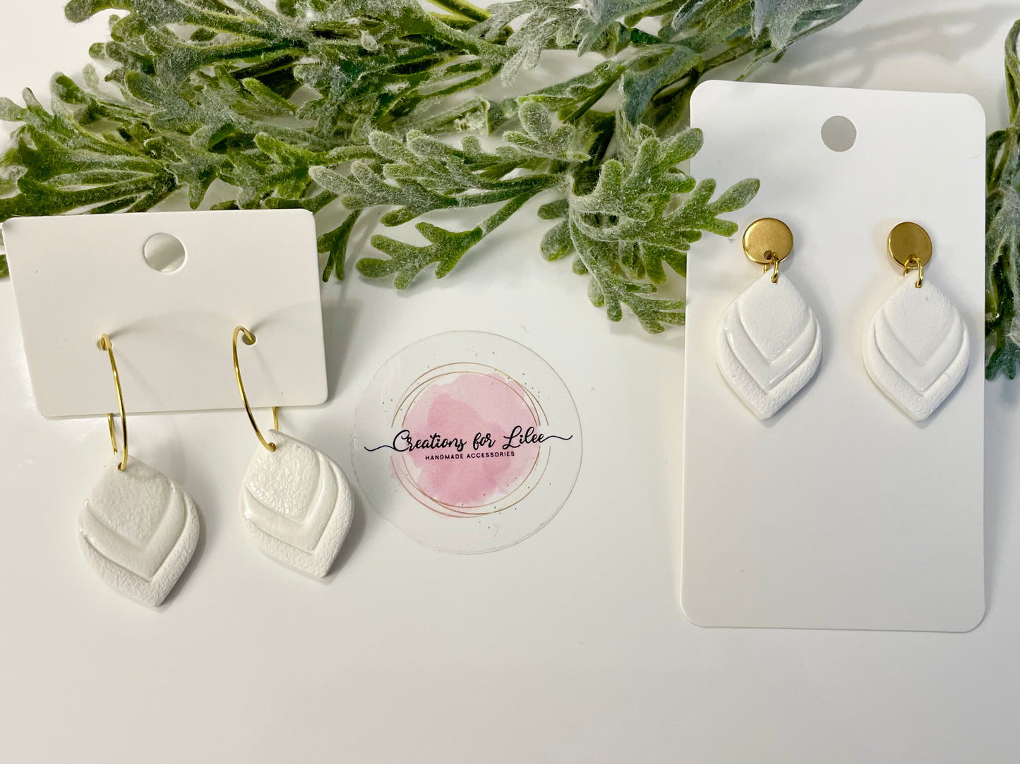 Clay Earrings - Neutral Collection
