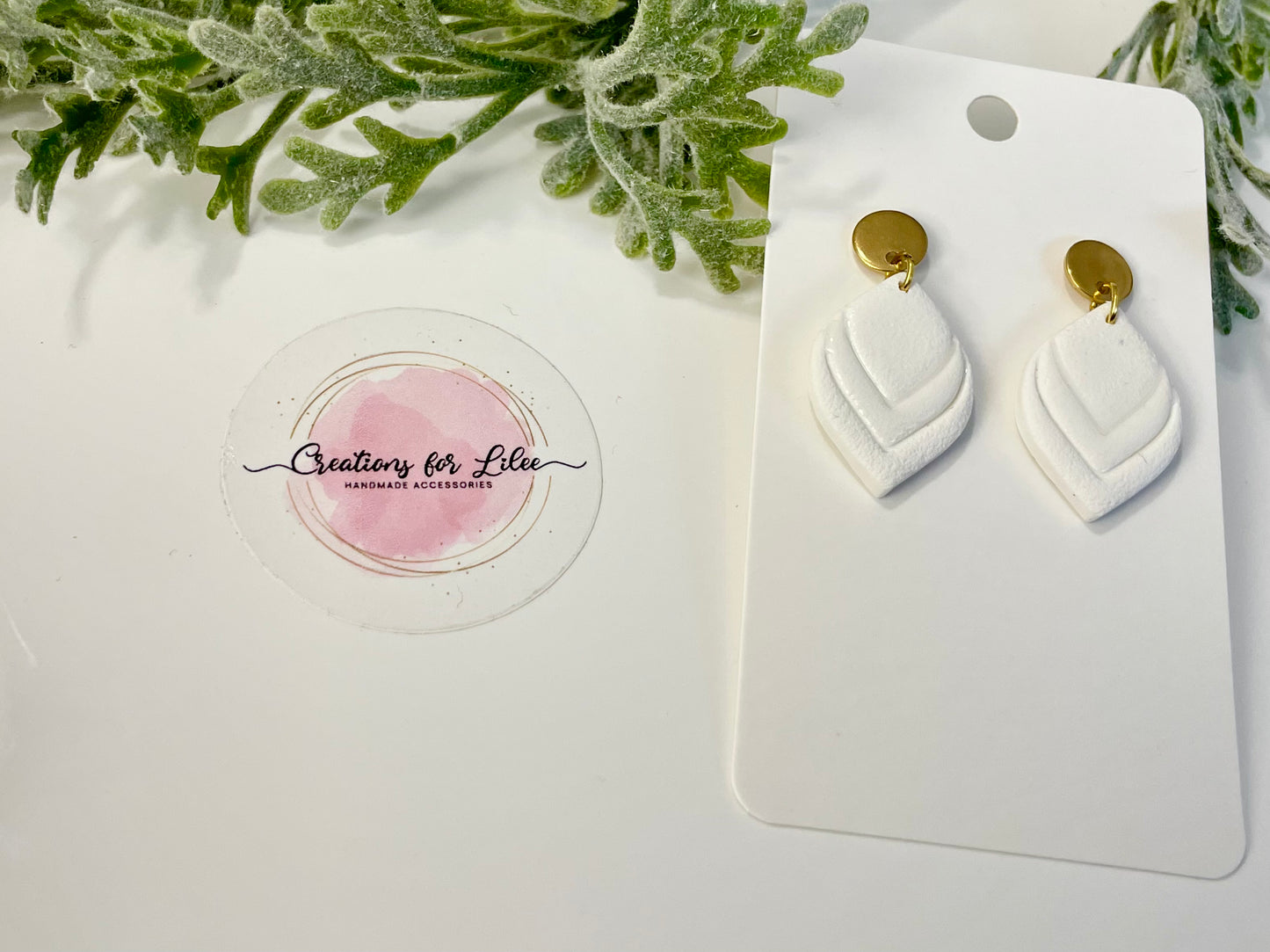 Clay Earrings - Neutral Collection