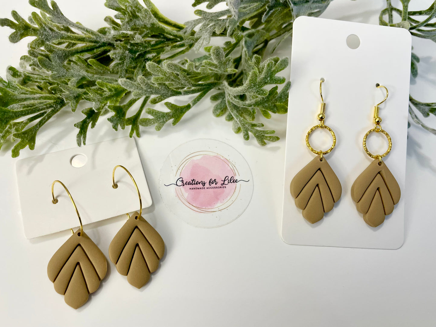 Clay Earrings - Neutral Collection