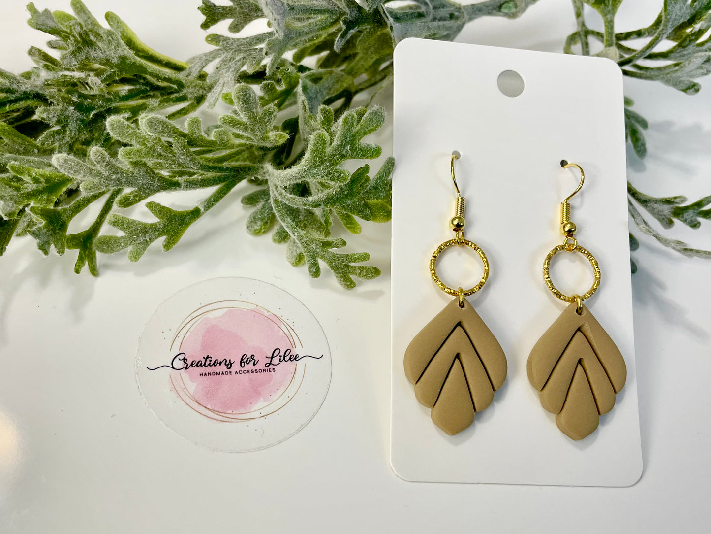Clay Earrings - Neutral Collection