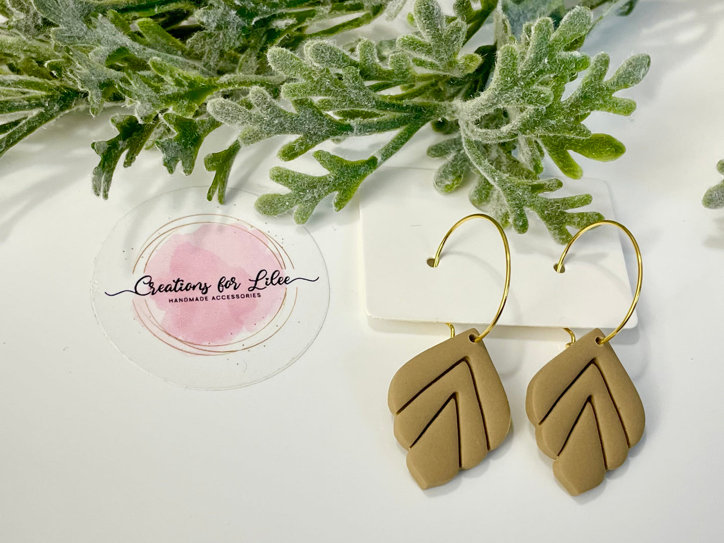 Clay Earrings - Neutral Collection