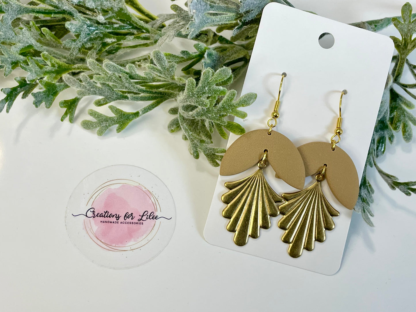 Clay Earrings - Neutral Collection