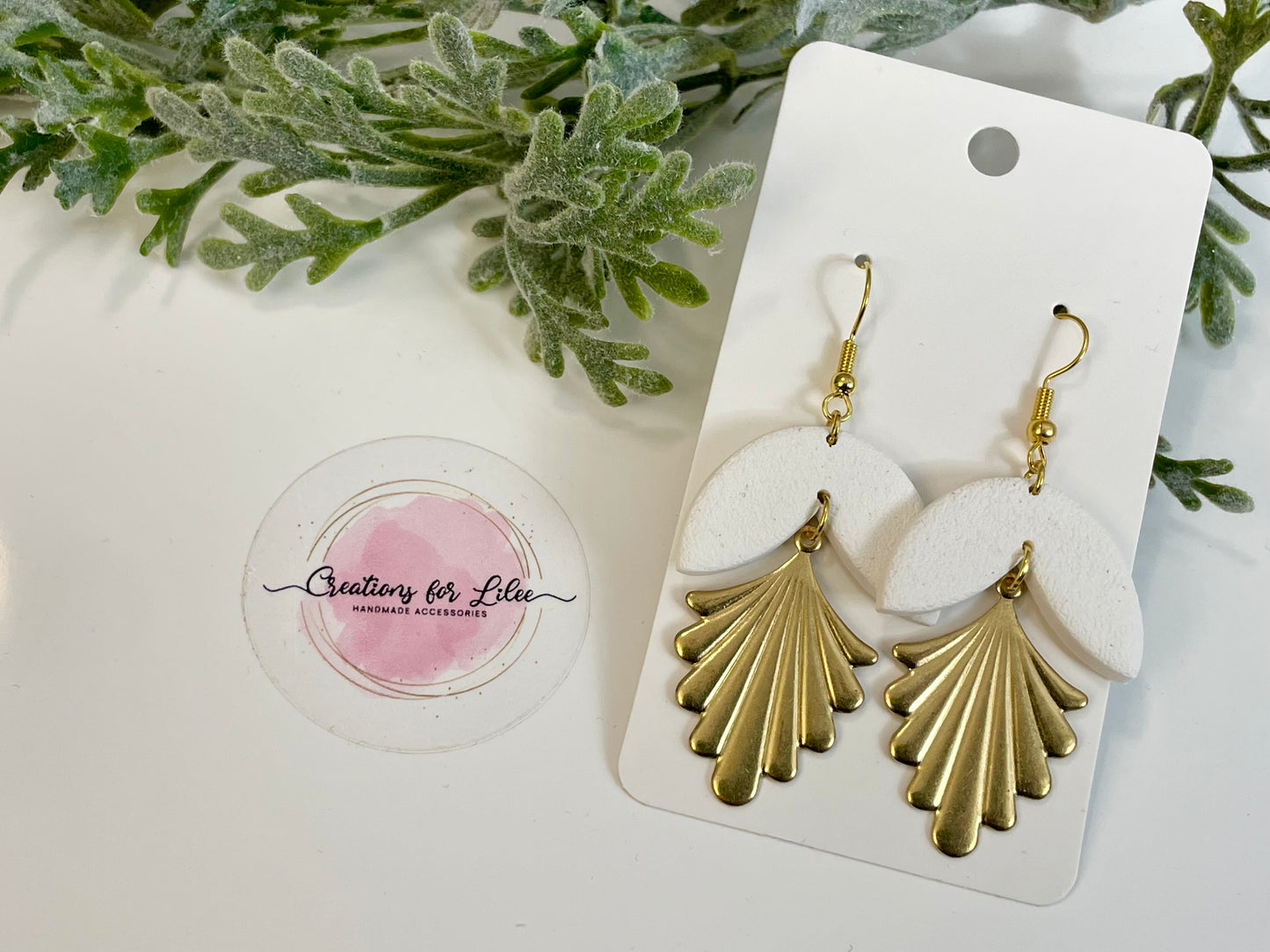 Clay Earrings - Neutral Collection