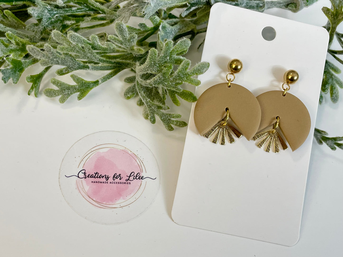 Clay Earrings - Neutral Collection