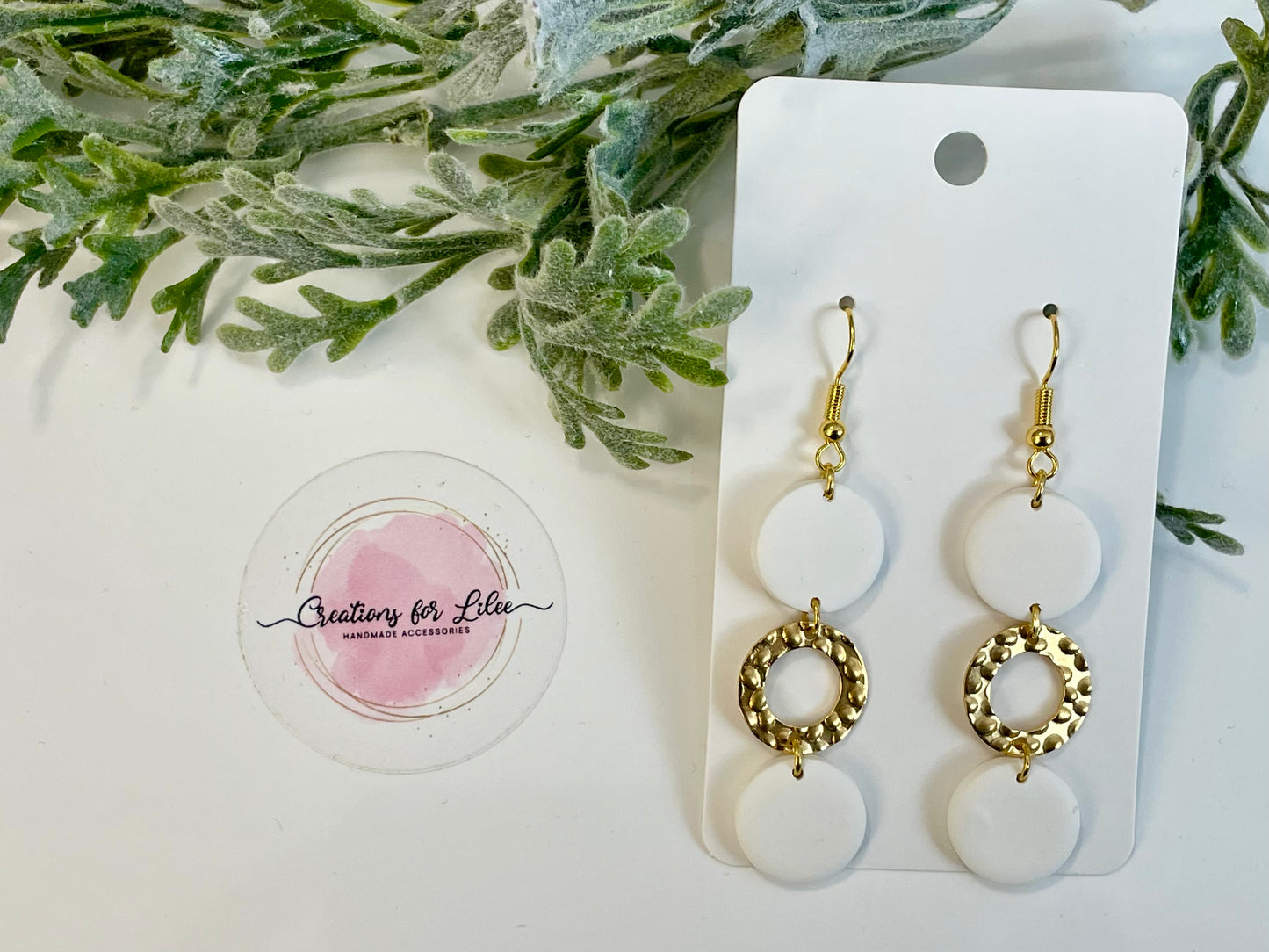 Clay Earrings - Neutral Collection