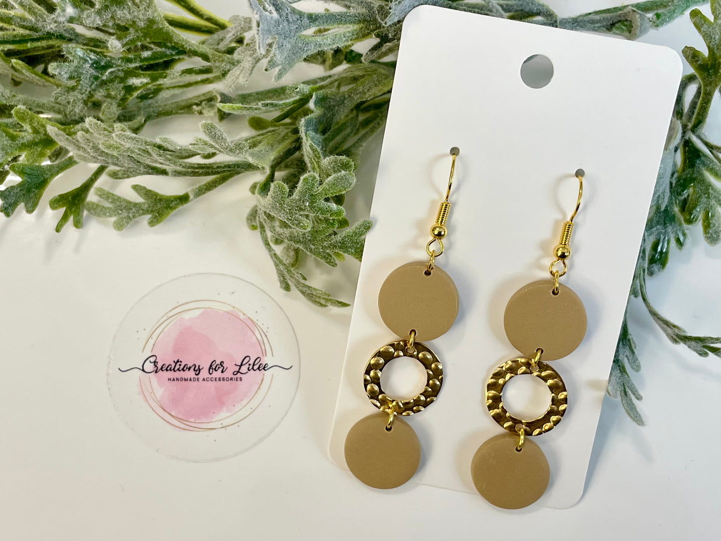 Clay Earrings - Neutral Collection