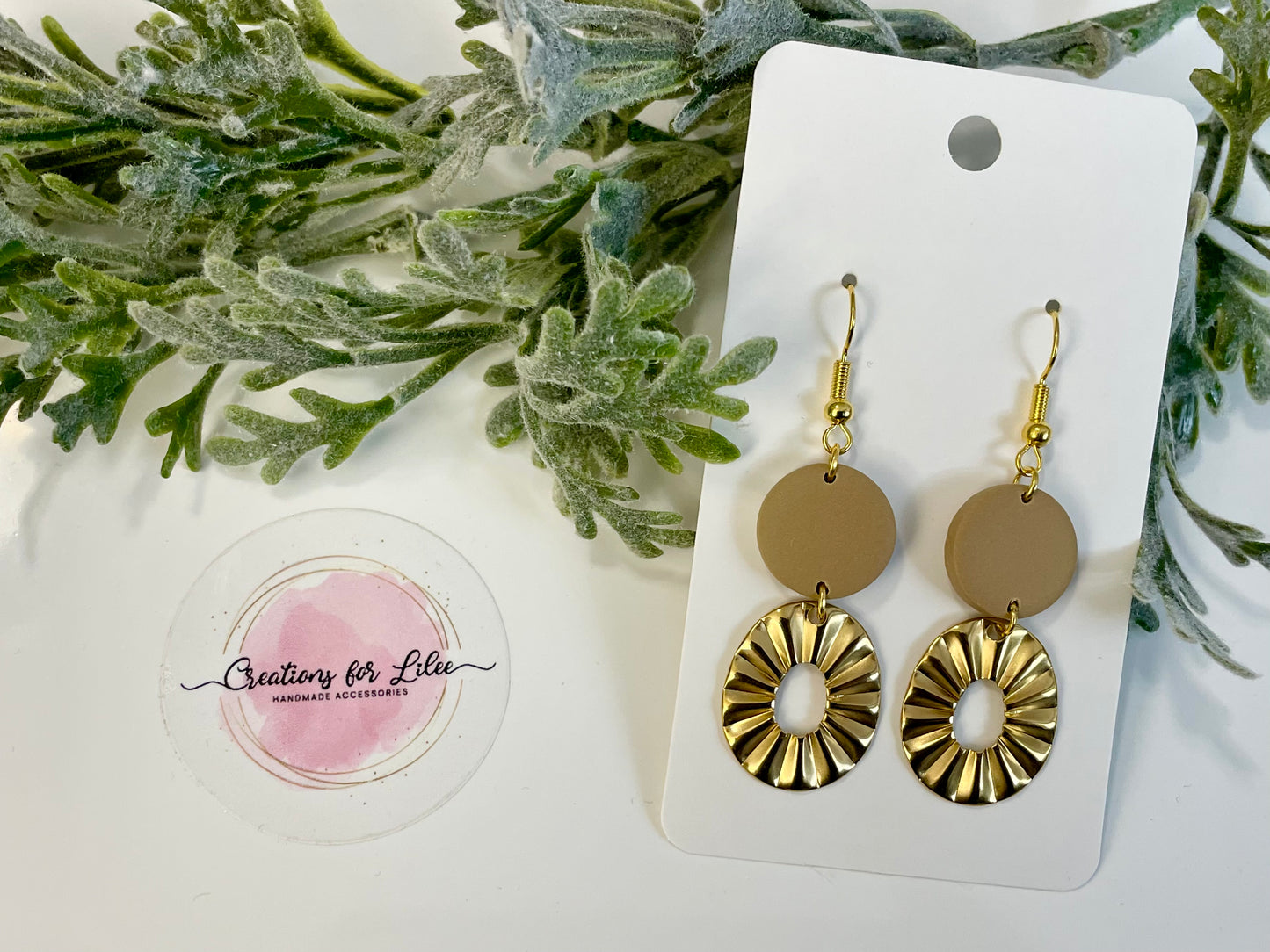 Clay Earrings - Neutral Collection