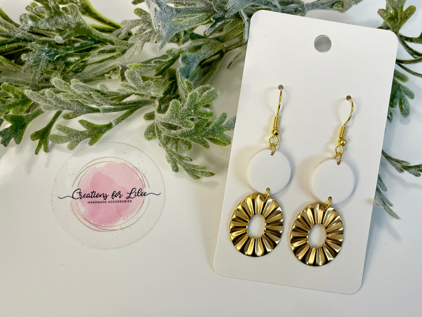 Clay Earrings - Neutral Collection