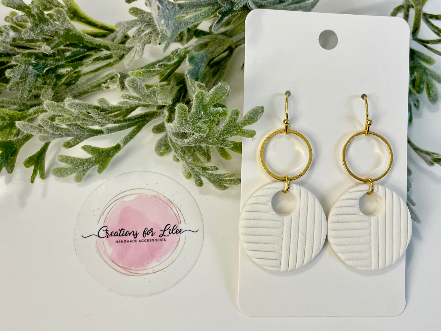 Clay Earrings - Neutral Collection