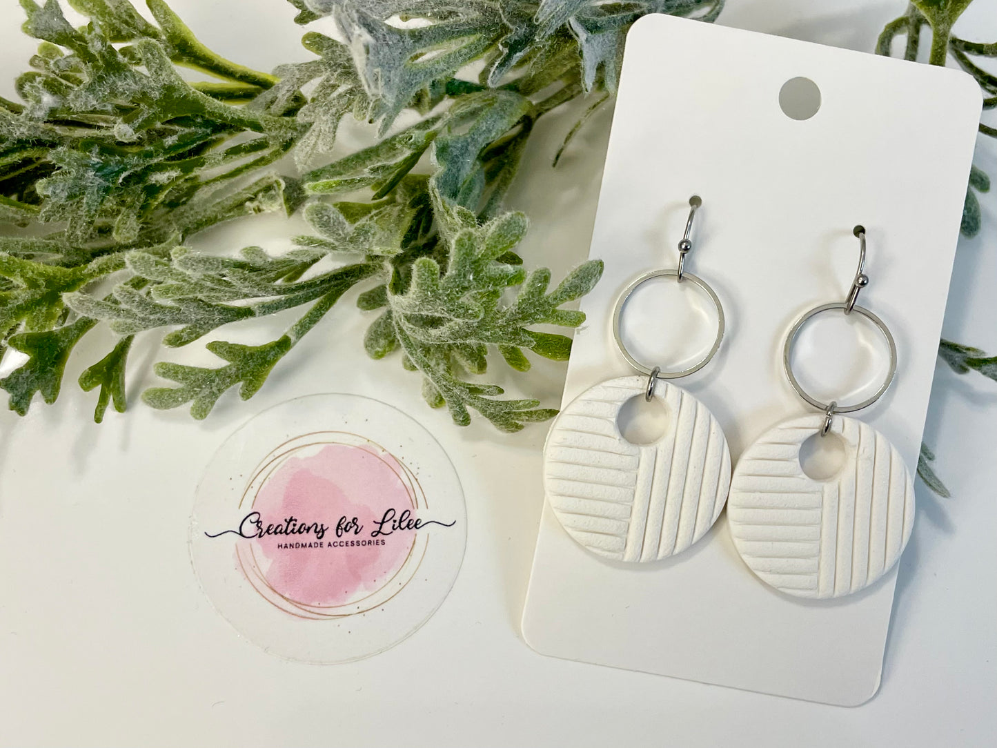 Clay Earrings - Neutral Collection