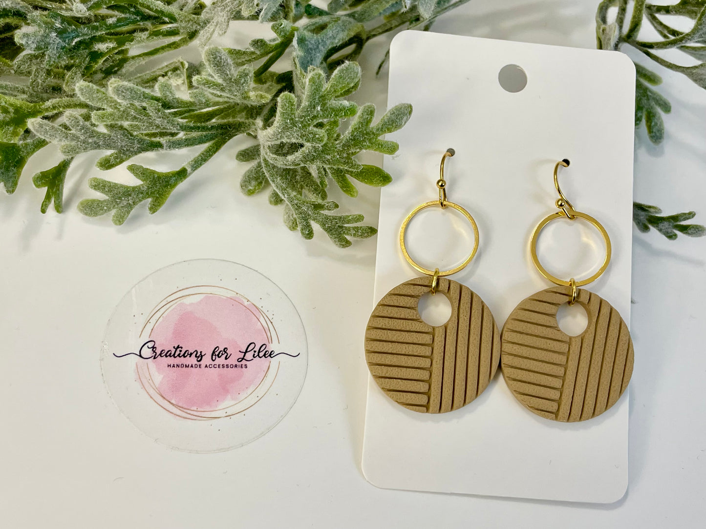 Clay Earrings - Neutral Collection