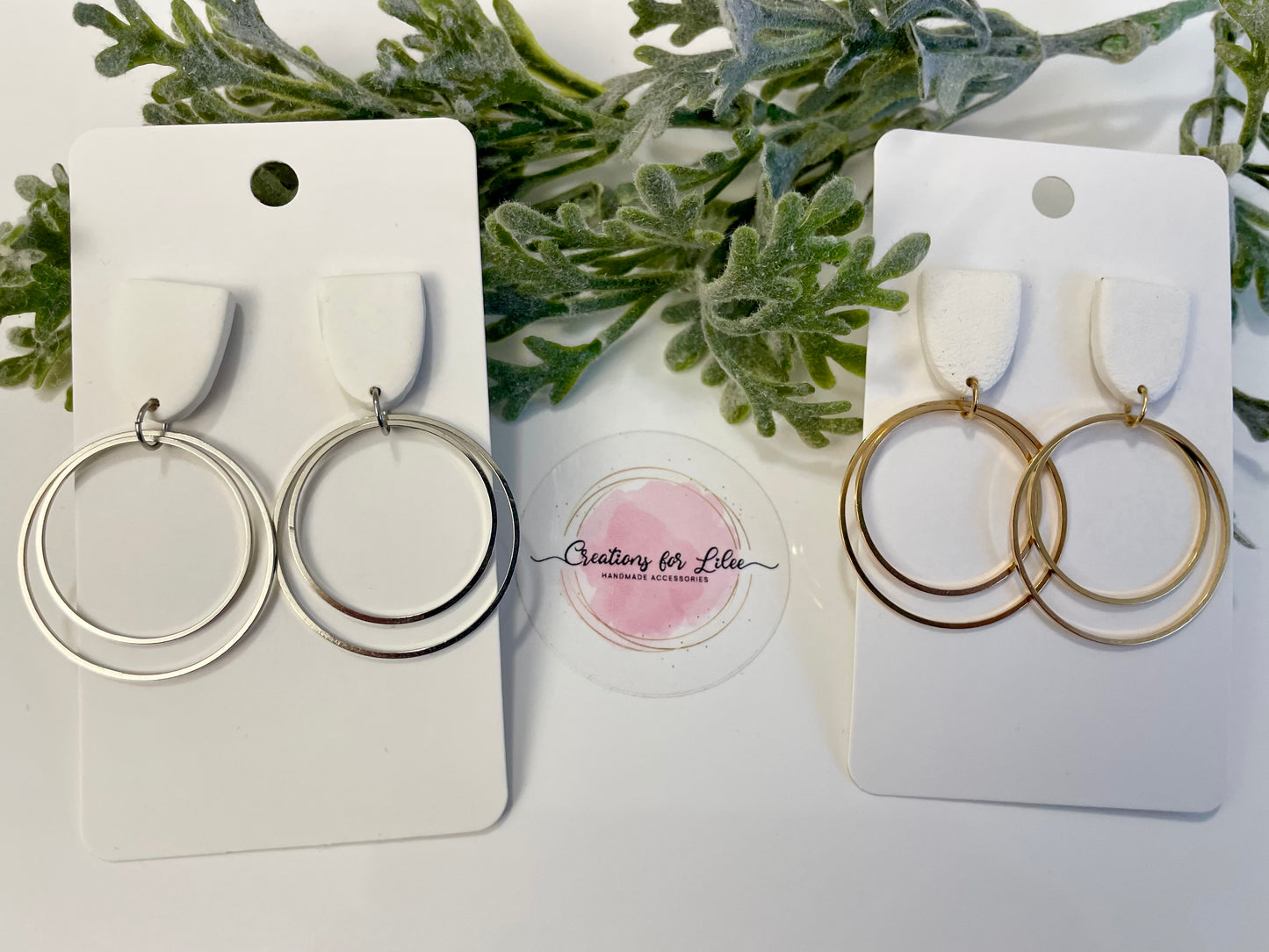 Clay Earrings - Neutral Collection