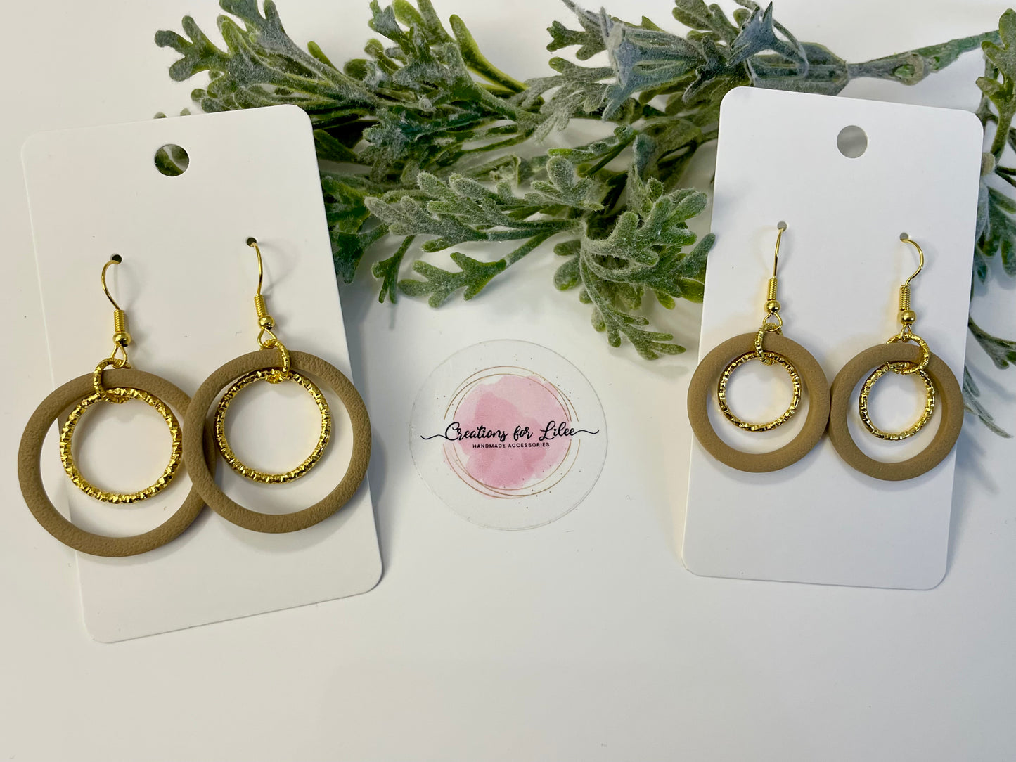 Clay Earrings - Neutral Collection