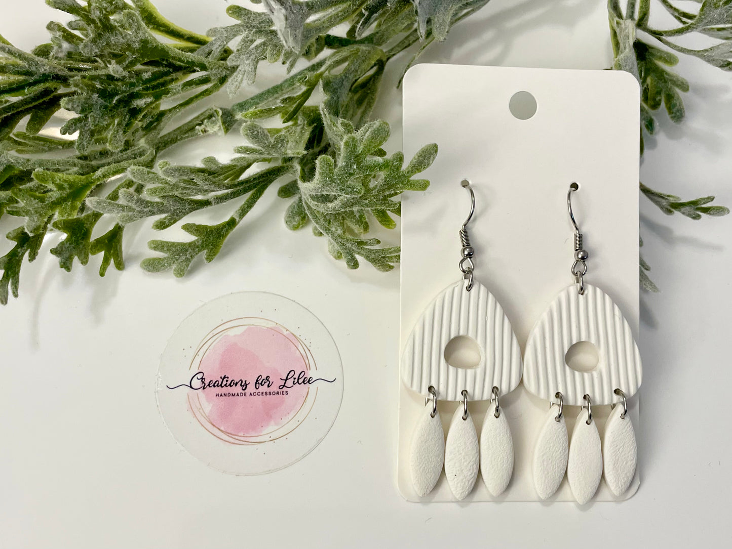 Clay Earrings - Neutral Collection