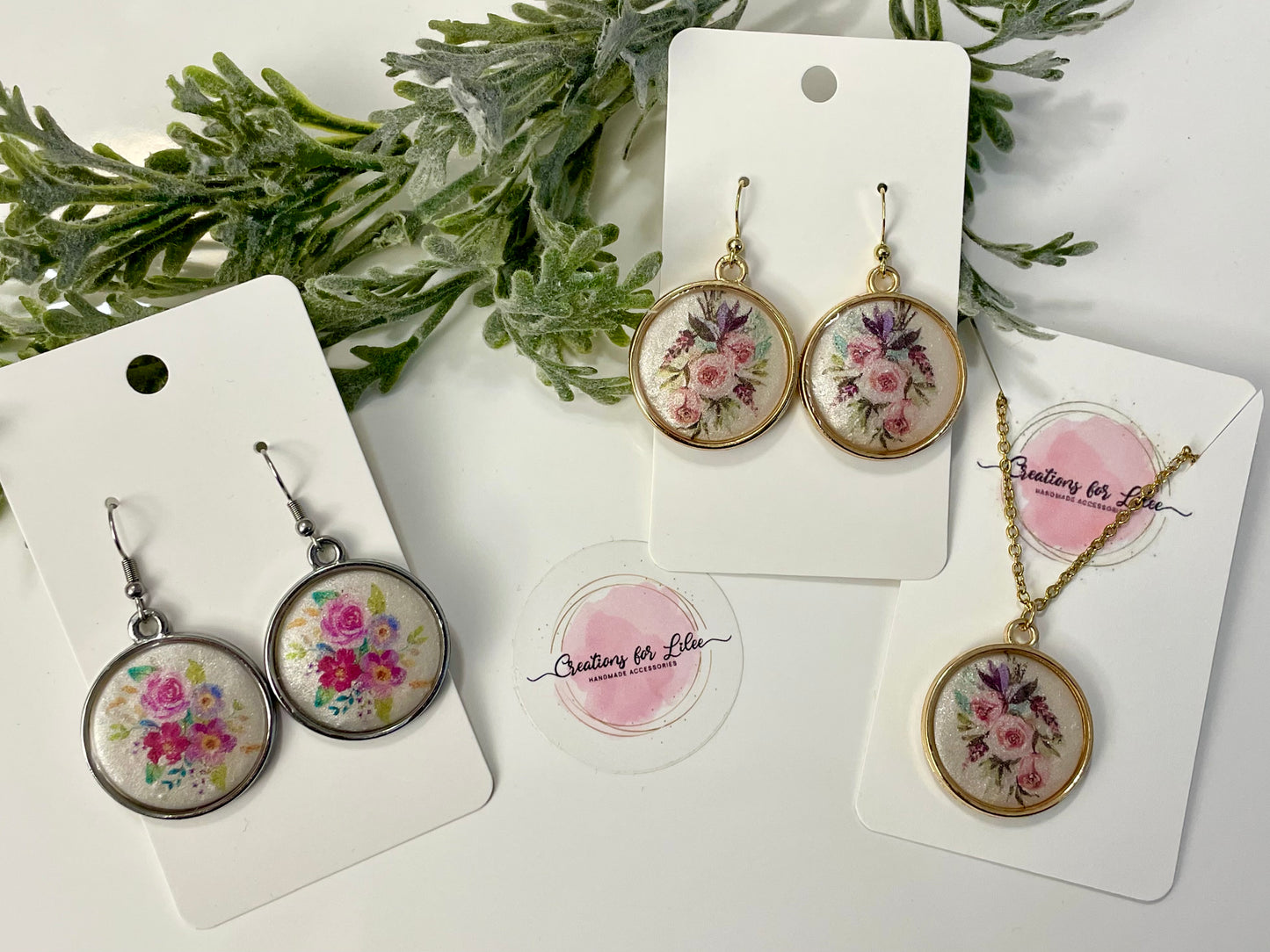 Clay Earrings - Floral Collection