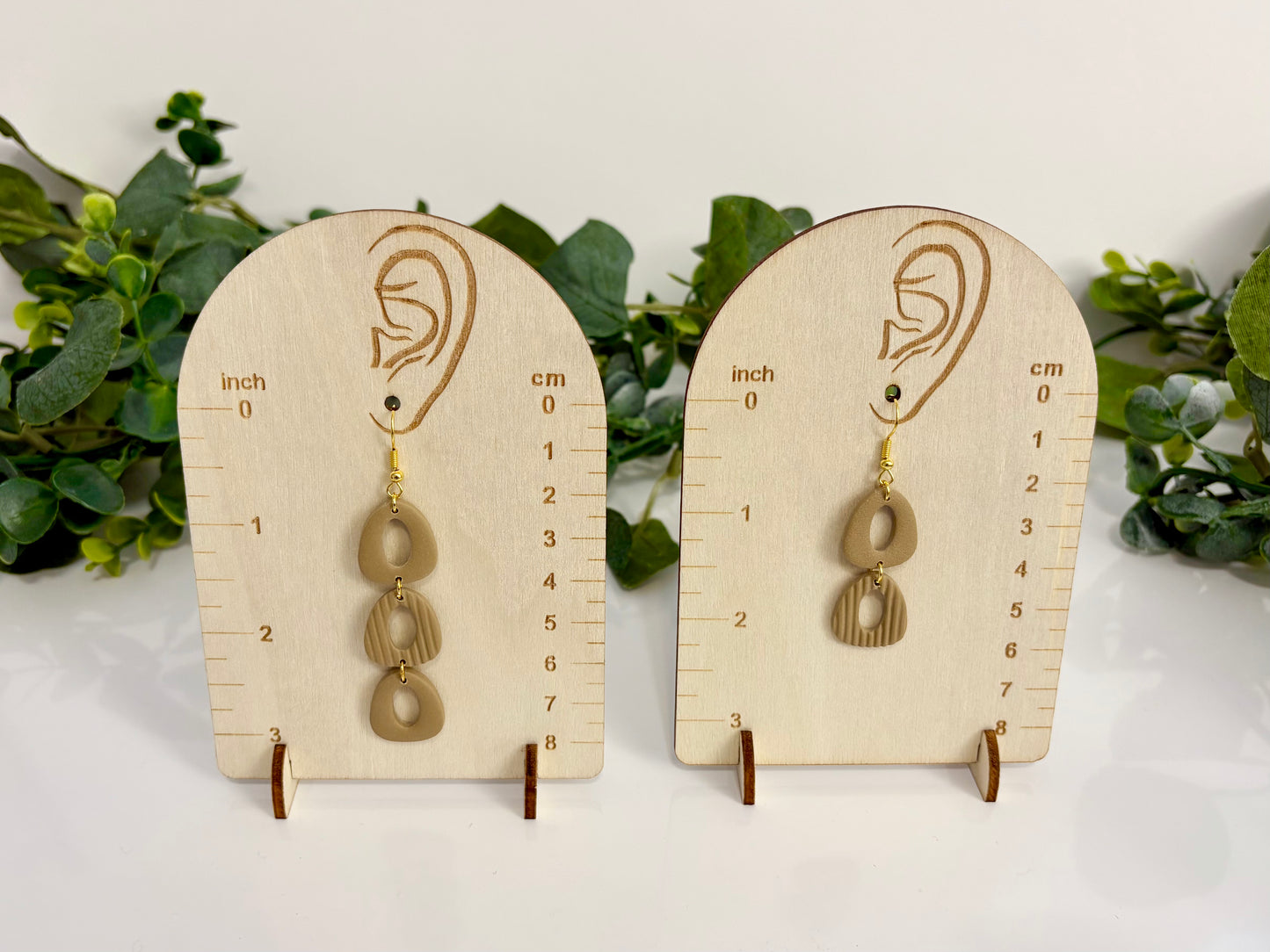 Clay Earrings - Neutral Collection