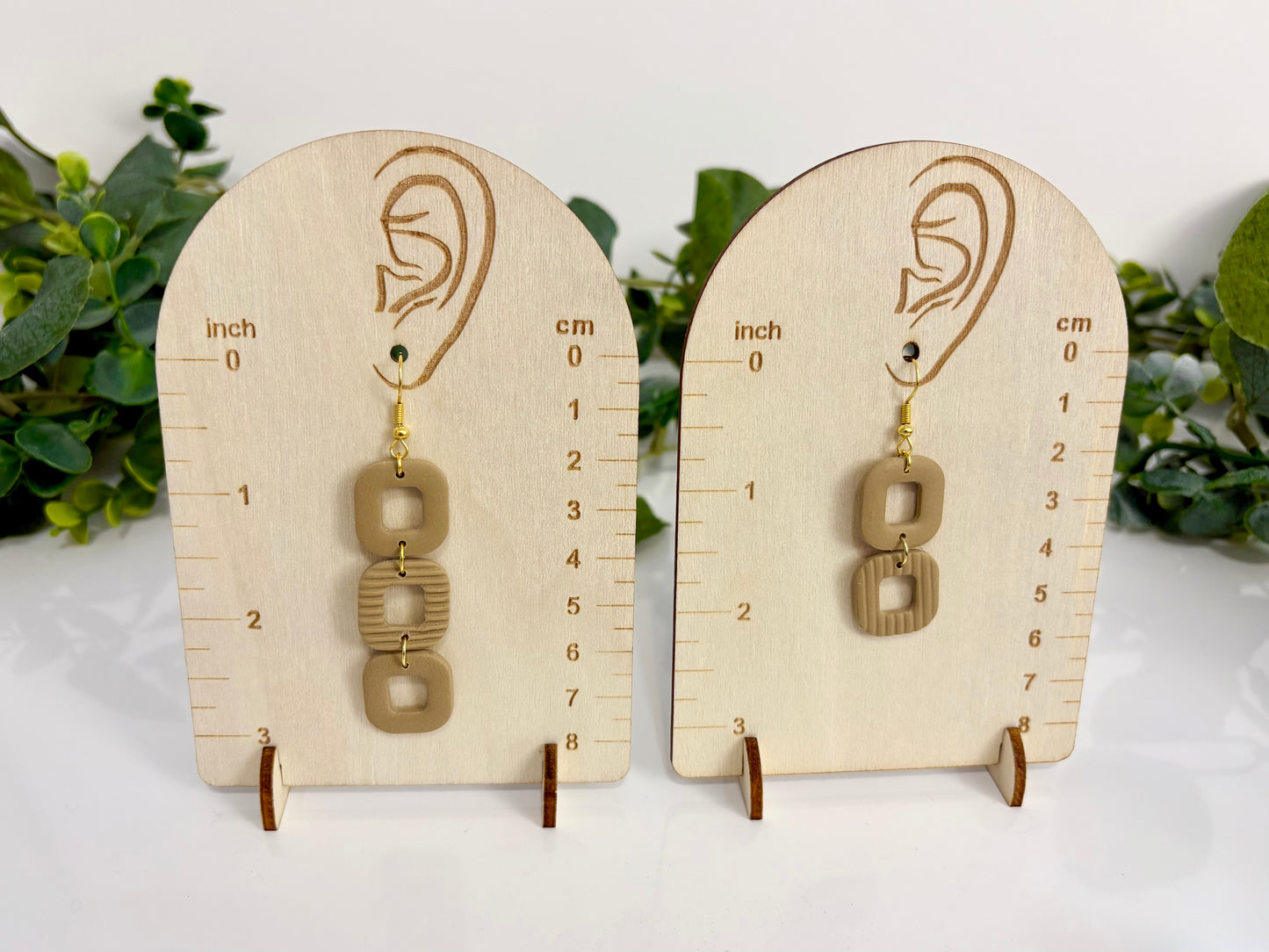 Clay Earrings - Neutral Collection